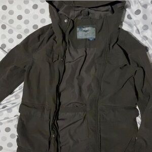 women’s dark green army jacket